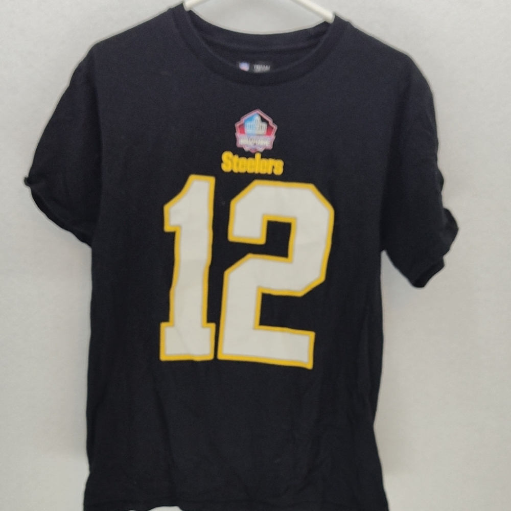 NFL Steelers Black and Gold Short Sleeve Tee C